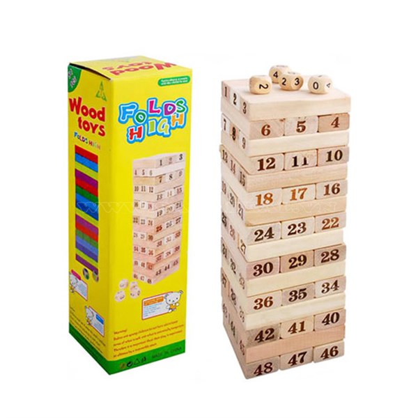 Bộ đồ chơi rút gỗ lớn