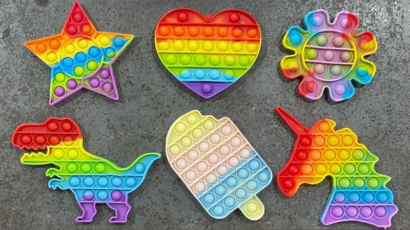 đồ chơi POP IT giảm stress nhiều hình