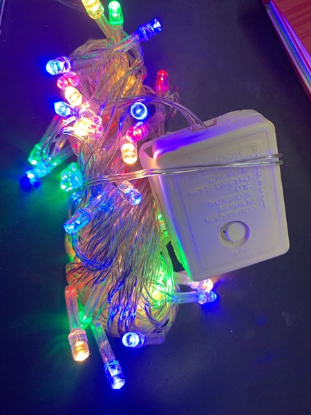 Dây đèn led chớp tiêu lớn 7 màu
