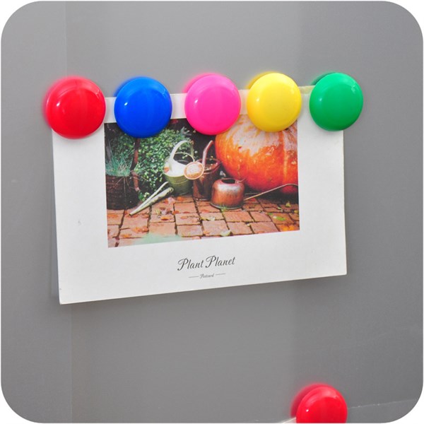 Combo 10 viên nam châm màu dán note cho tủ lạnh