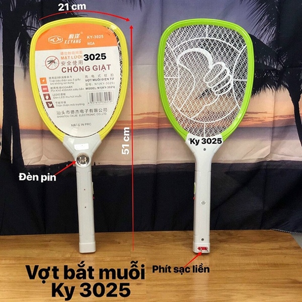 Vợt muỗi keyang 3025 chống giật