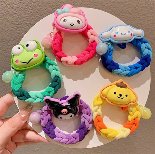 set 5 dây cột tóc hình thú siêu cute
