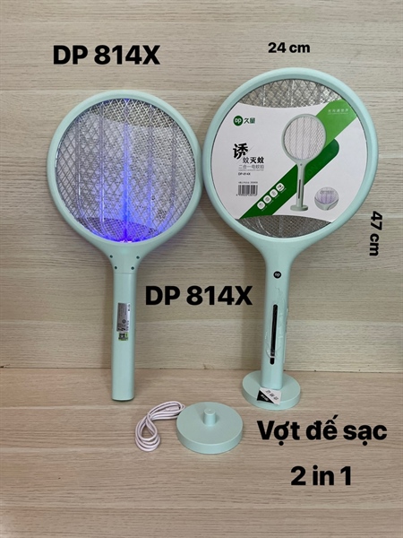 vợt muỗi có đế sạc dp-814X cao cấp