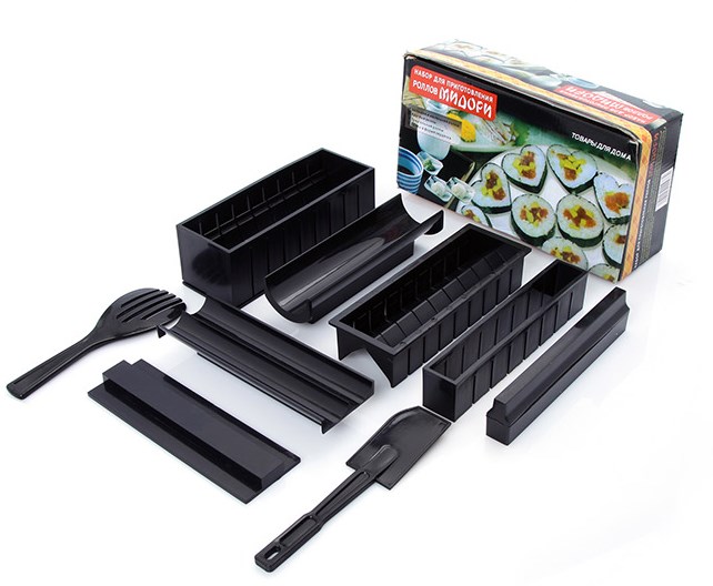 dụng cụ làm sushi 10 món