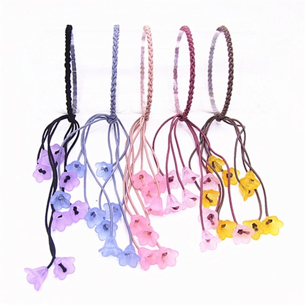 dây cột tóc hoa rơi