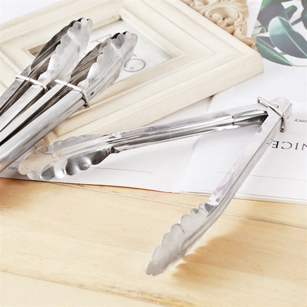 kẹp thức ăn inox kích thước 18x3.5cm