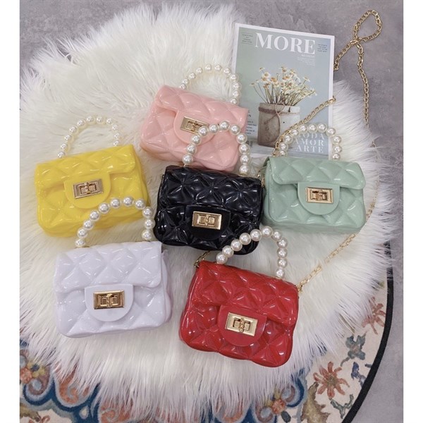 Túi mini quai ngọc trai siêu cute