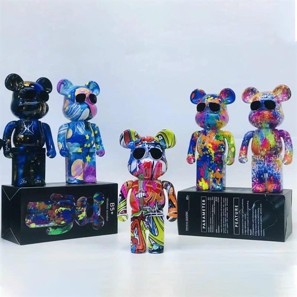 Loa bluetooth gấu Bearbrick cute hàng chuẩn hộp đen
