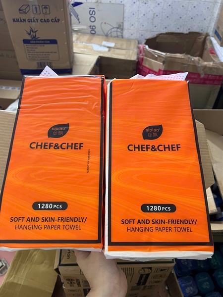 Giấy rút treo tường màu cam đủ ký Sipiao