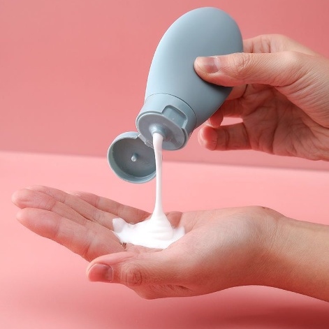 bộ 3 chai chiết mỹ phẩm bằng silicon