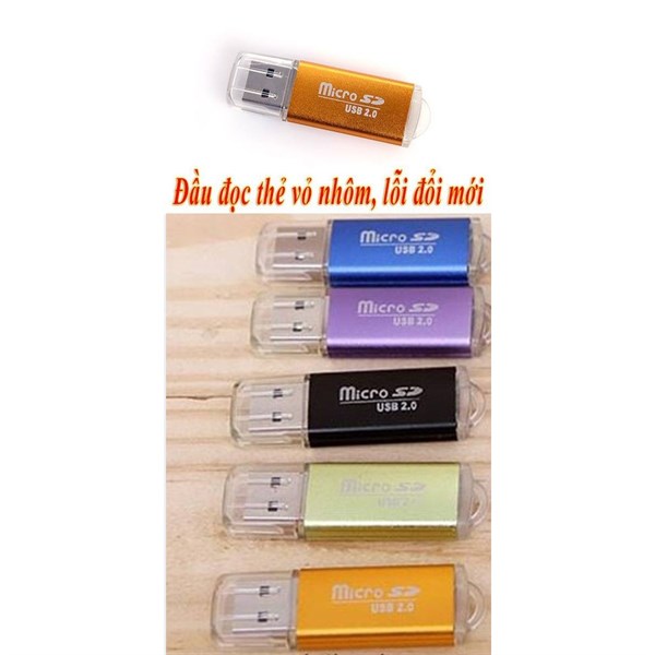 Đầu đọc thẻ nhôm loại 1 có bao bì