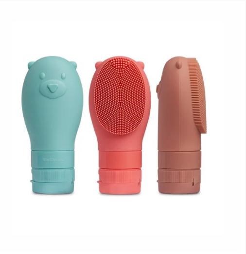 dụng cụ rửa mặt massage hình gấu