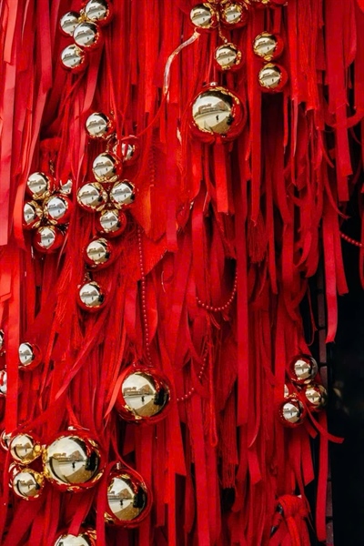 set dây đỏ trang trí