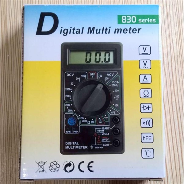 Đồng hồ đo điện tử 830 số