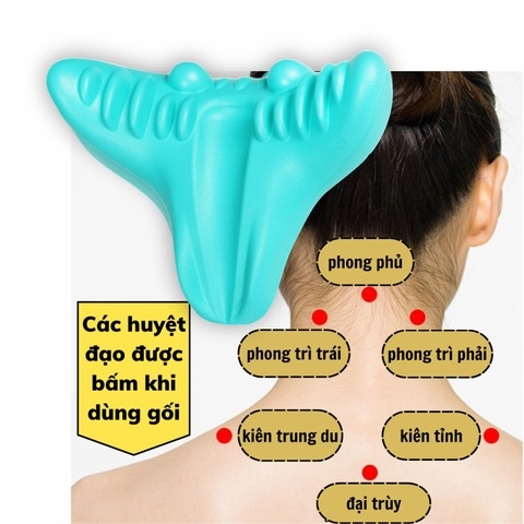 gối bấm huyệt nâng cao sức khỏe