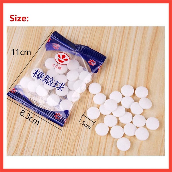 Bịch 20 viên long não khử mùi, chống côn trùng