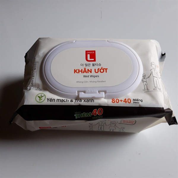 Khăn giấy ướt lotte Hàn Quốc