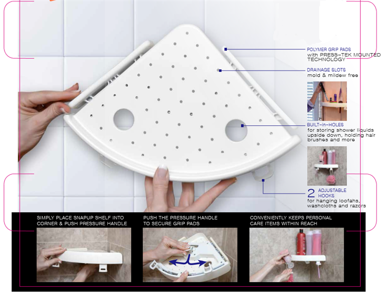 Kệ góc thông minh Snap up