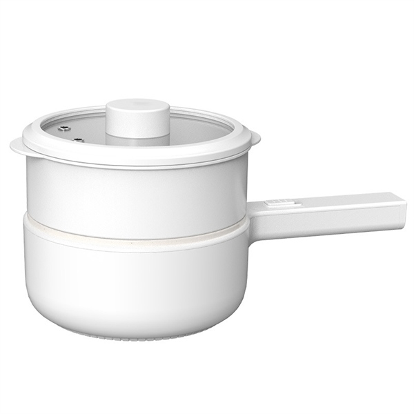 Ca nấu mì chống dính có lồng hấp nhựa cán dài mẫu mới 2022