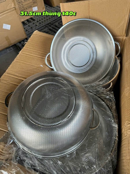 Rổ inox size 31.5cm siêu đẹp