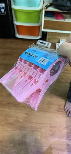 bịch 5 cái kẹp phơi đồ đầu tròn