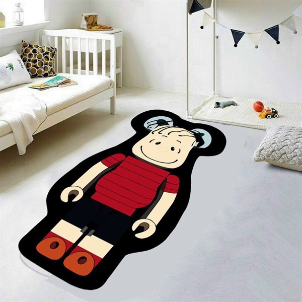 Thảm chân hình gấu Bearbrick mẫu ngẫu nhiên 67cm*1m2 siêu cute