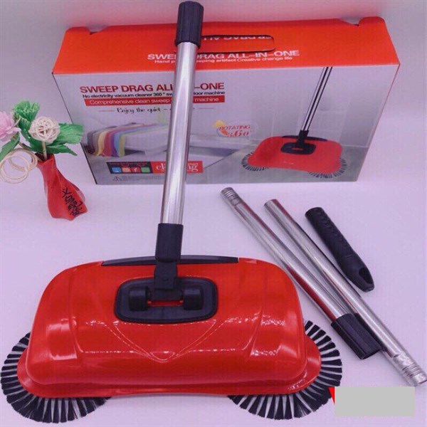 Chổi quét hút rác con cua Spin Broom