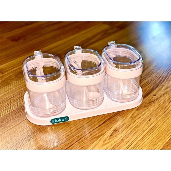 Set 3 hũ gia vị Hokori