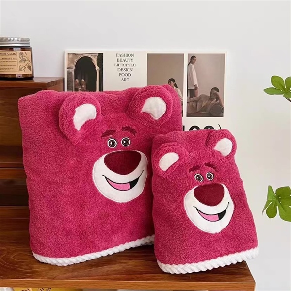 SET 2 KHĂN BÔNG SIÊU MỀM GẤU LOTSO