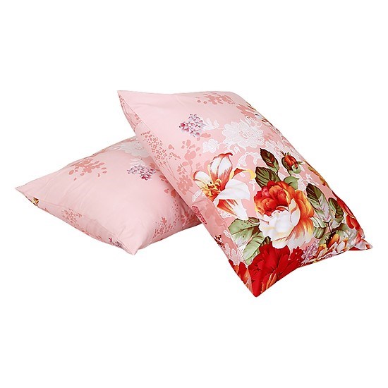 Combo 2 gối khách sạn Everon 45*65 hoa hồng loại đẹp