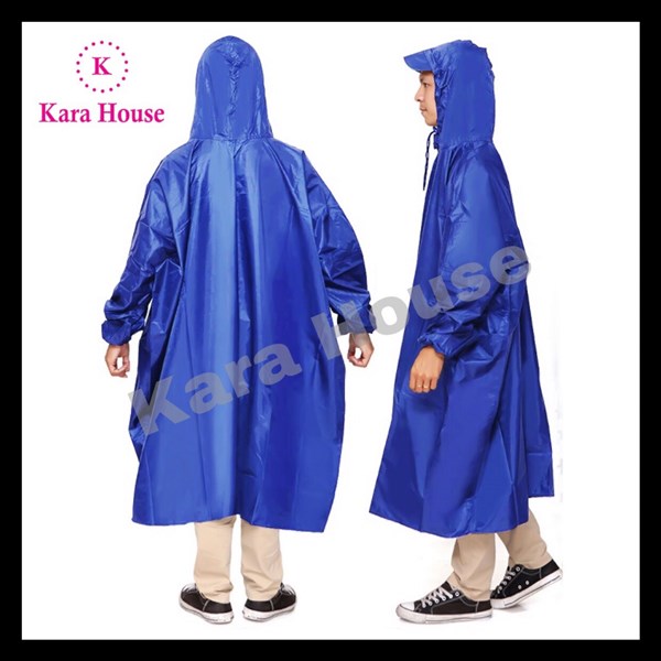 áo mưa bít người lớn vải dù siêu dày kara MẪU TRƠN