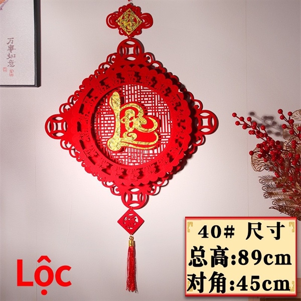 khánh nhung hình vuông trang trí tết