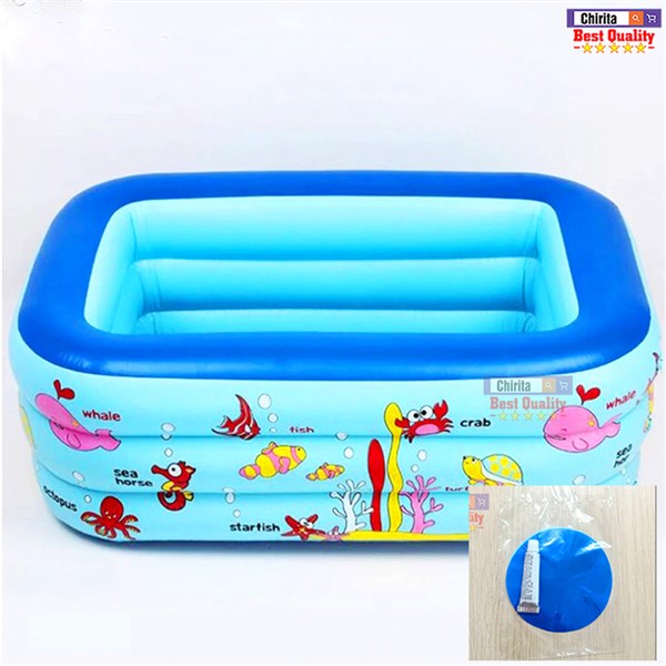 bể phao bơi 3 tầng cho bé 1m3