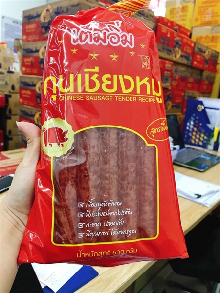 Lạp xưởng Chao Sua 630g hàng Thái chính hãng