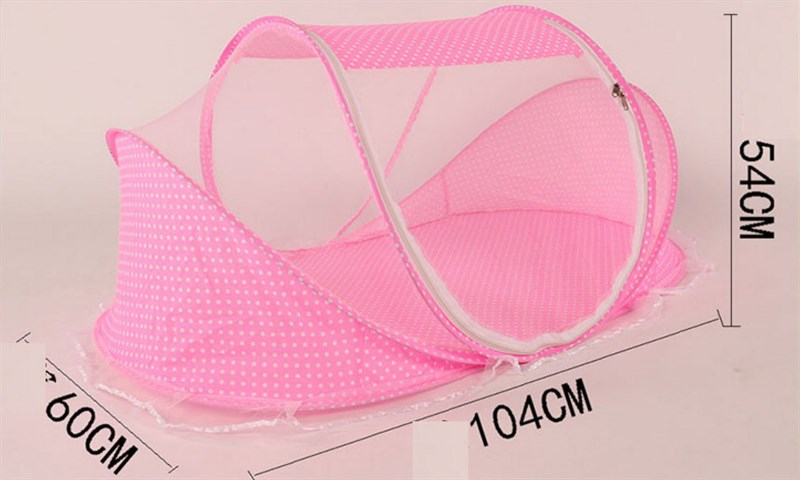 Mùng chụp cho bé có nhạc không nệm