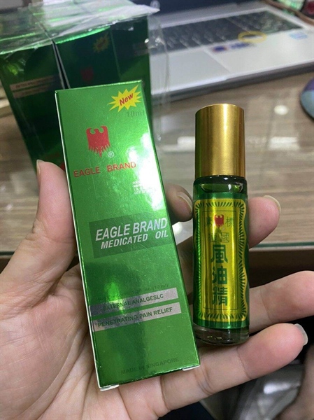 Dầu gió xanh dạng lăn chai 10ml loại 1