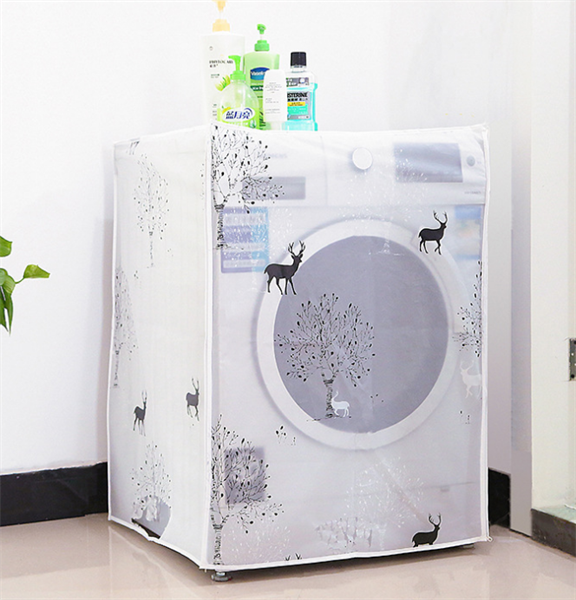 Trùm máy giặt trong suốt cửa trước 60x56x83 cm