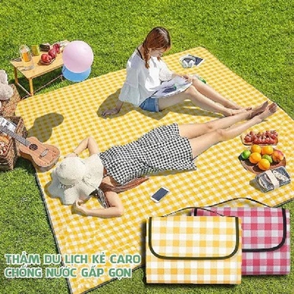 thảm du lịch kẻ sọc caro mẫu mới