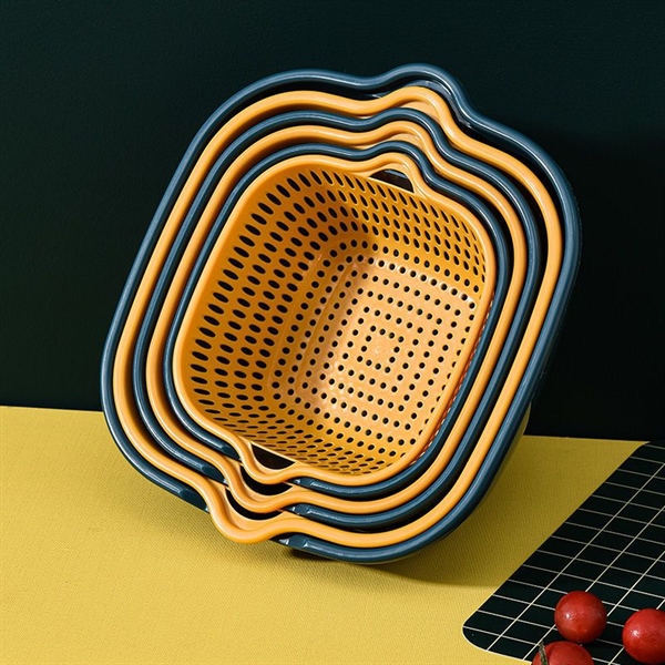 Bộ rổ nhựa kèm chậu 6 món mẫu mới