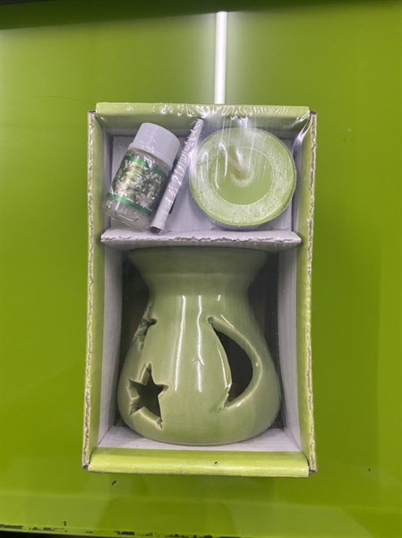 bộ đèn xông tinh dầu gốm mẫu mới