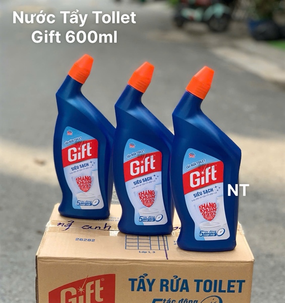 Tẩy bồn cầu, nhà tắm Gift 600ml