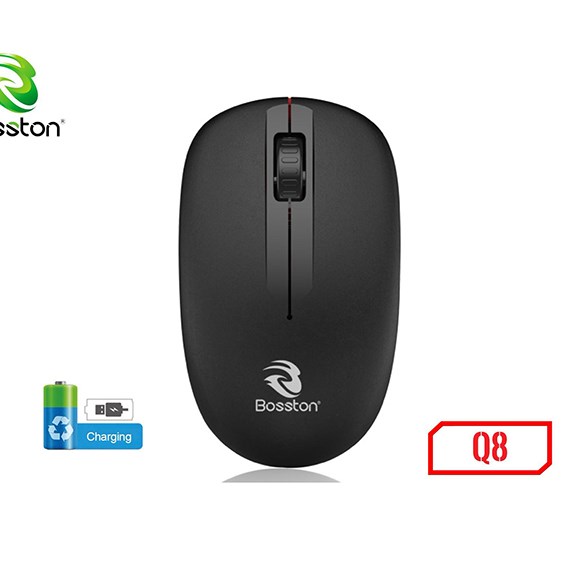 Chuột không dây Bosston Q8 - Pin sạc
