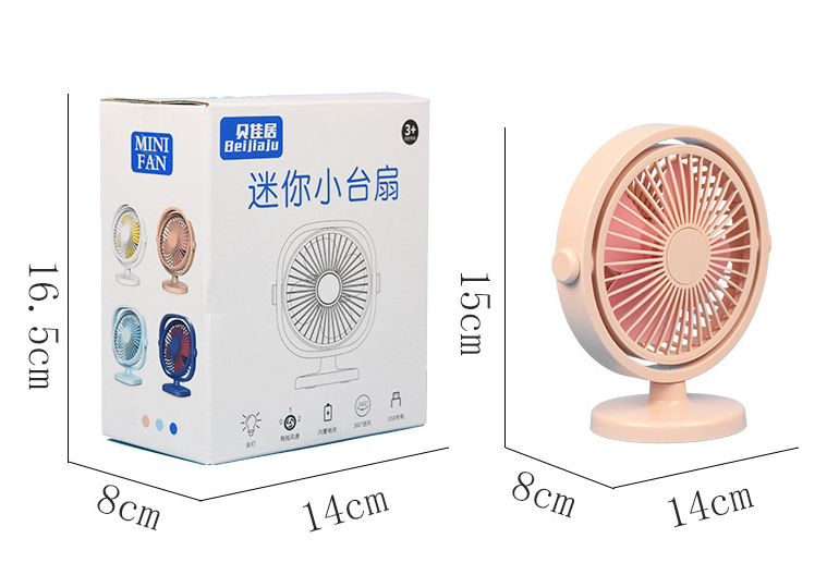 quạt sạc để bàn có đèn led RGB siêu mát xuất THAILAND