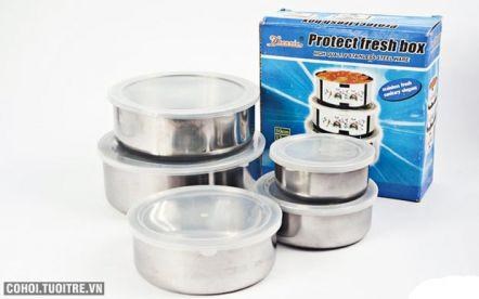 Bộ 5 thố inox (ko phải bộ thau)