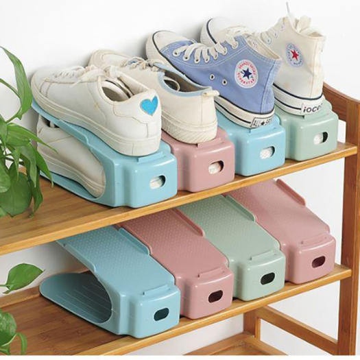 Set 5 kệ nhựa xếp gọn giày dép dạng mỏ vịt