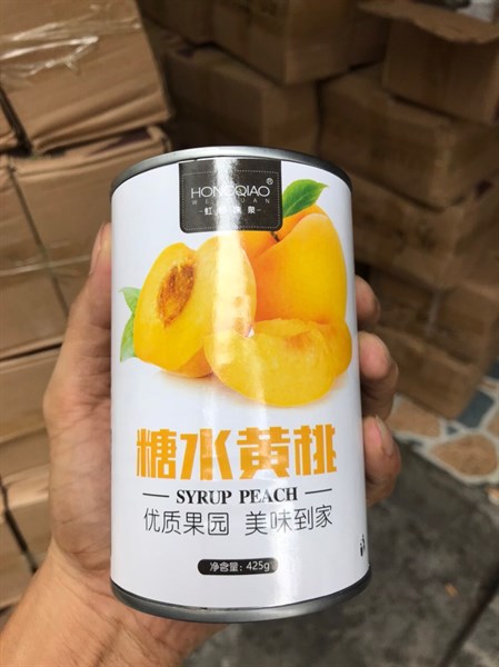 đào ngâm nước đường đài loan hủ 425gr