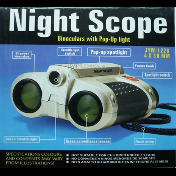 Ống nhòm có đèn led