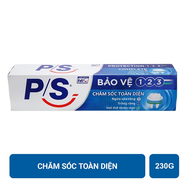 Kem Đánh Răng P/S Bảo Vệ 123 Giúp Làm Trắng Răng 230g
