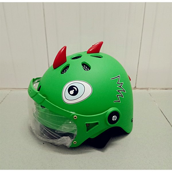 nón bảo hiểm trẻ em khủng long có kính