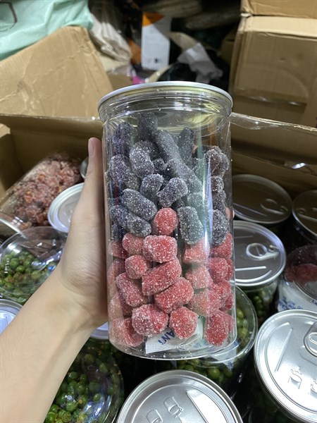 Mứt dâu tằm 2 màu hũ 500gram